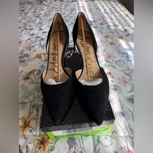 Sam Edelman Black Suede Heels